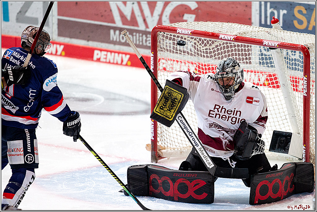 PENNY DEL;  Iserlohn Roosters - Koelner Haie; Iserlohn, 13.01.2021